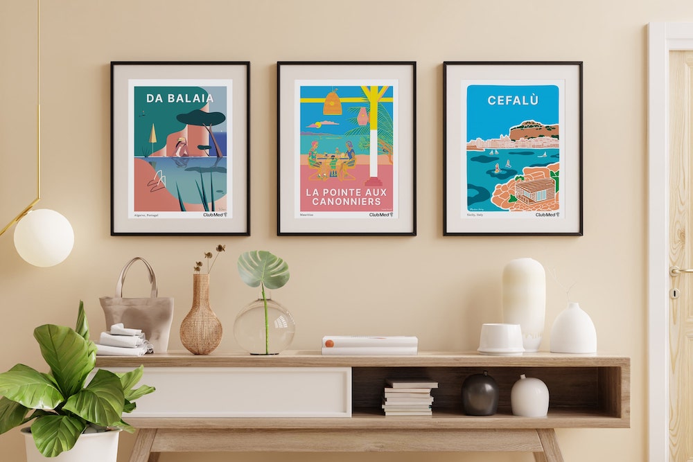 Affiche Club Med La Pointe aux Cannoniers