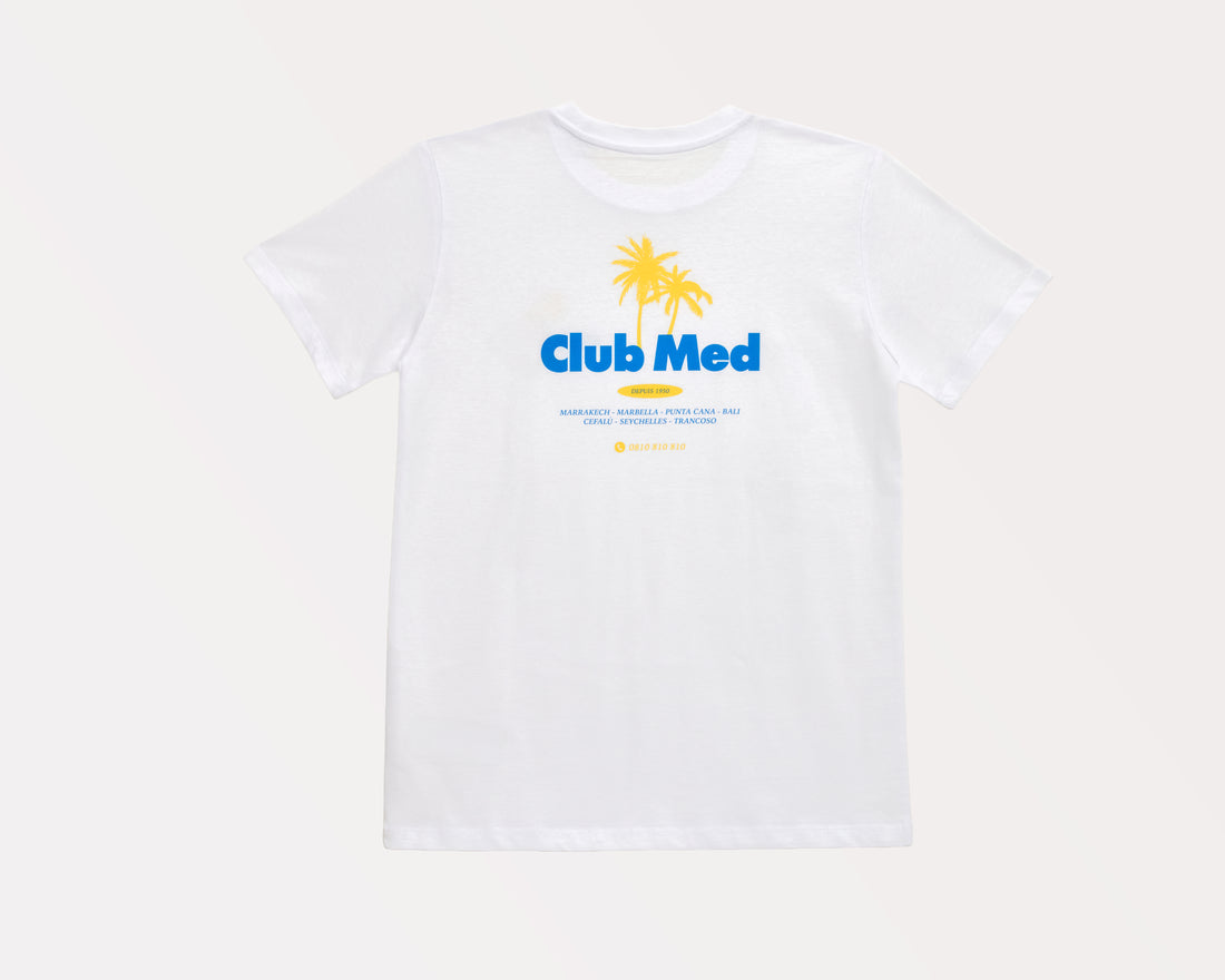 Tee Shirt enfant palmiers - Jaune