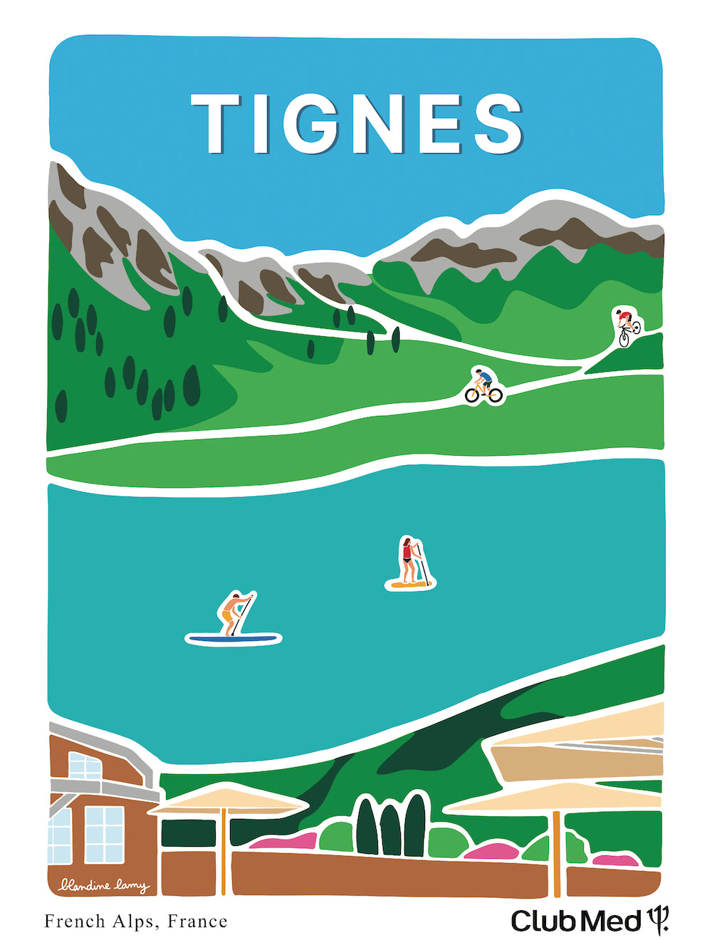 Affiche Club Med Tignes