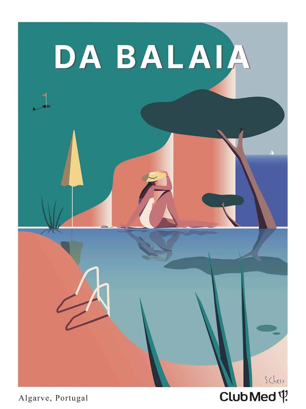 Affiche Da Balaia – Méditerranée (Europe & Côtes Méditerranéennes, Sabrina Chess)