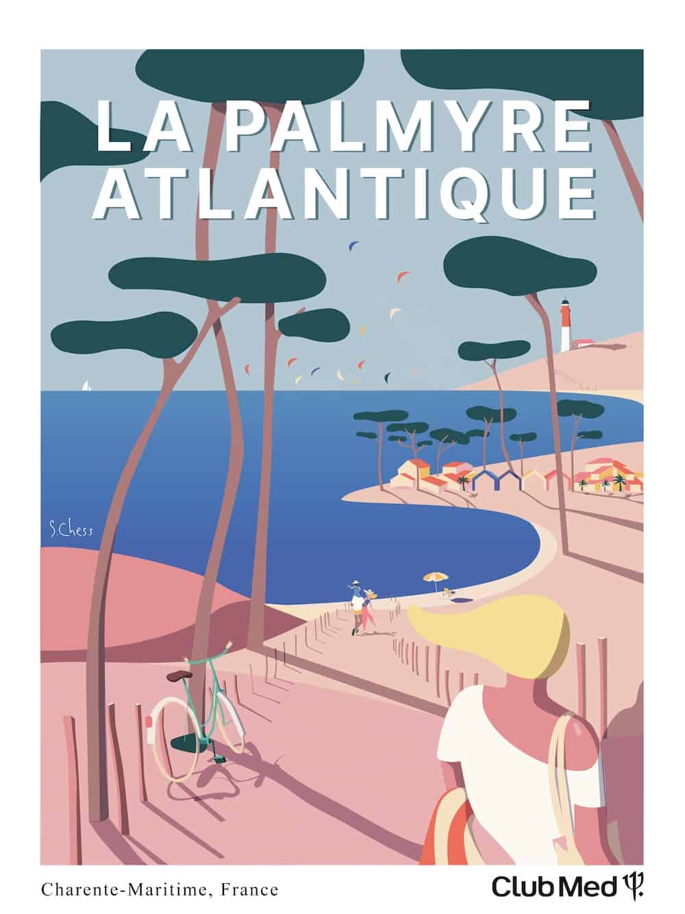 Affiche Club Med La Palmyre Atlantique