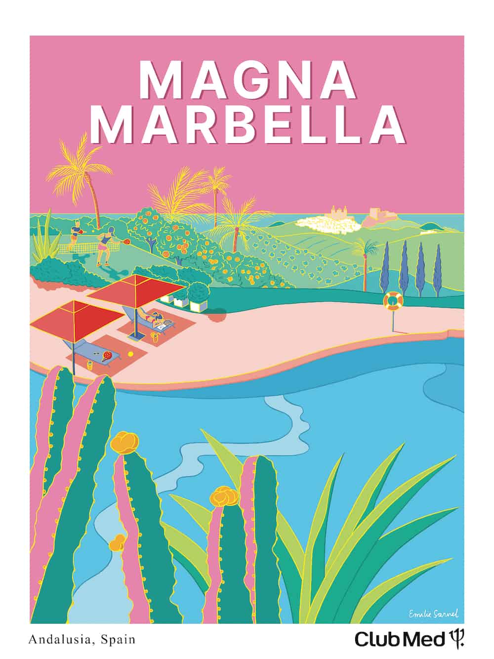 Affiche Club Med Magna Marbella